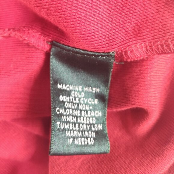 CLEARANCE SALE Lauren Ralph Lauren Womens Plus Size 2X Sweater Red Knit Pullover - Picture 8 of 9